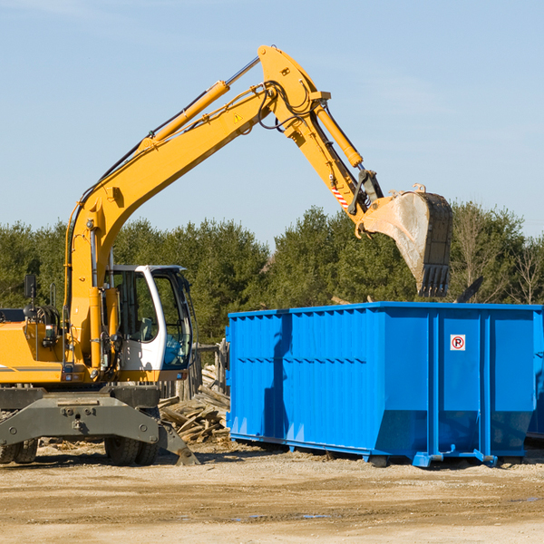 is there a minimum or maximum amount of waste i can put in a residential dumpster in Brookfield